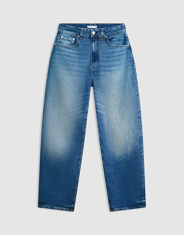 Tommy Hilfiger - Mid Rise Tapered Barrel Leg Jeans