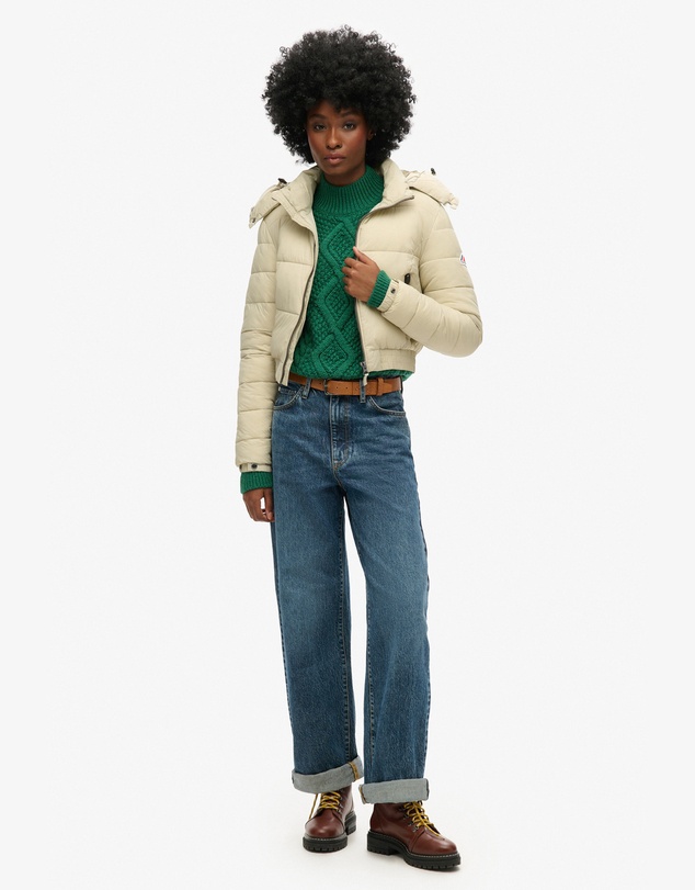 Superdry - Crop Hooded Fuji