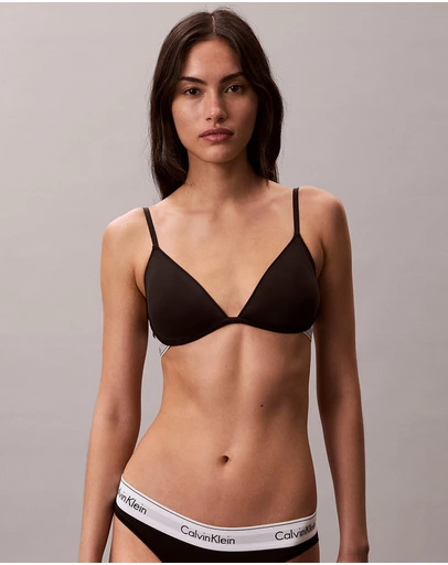 Calvin Klein - Icon Cotton Modal Lightly Lined Plunge Bra