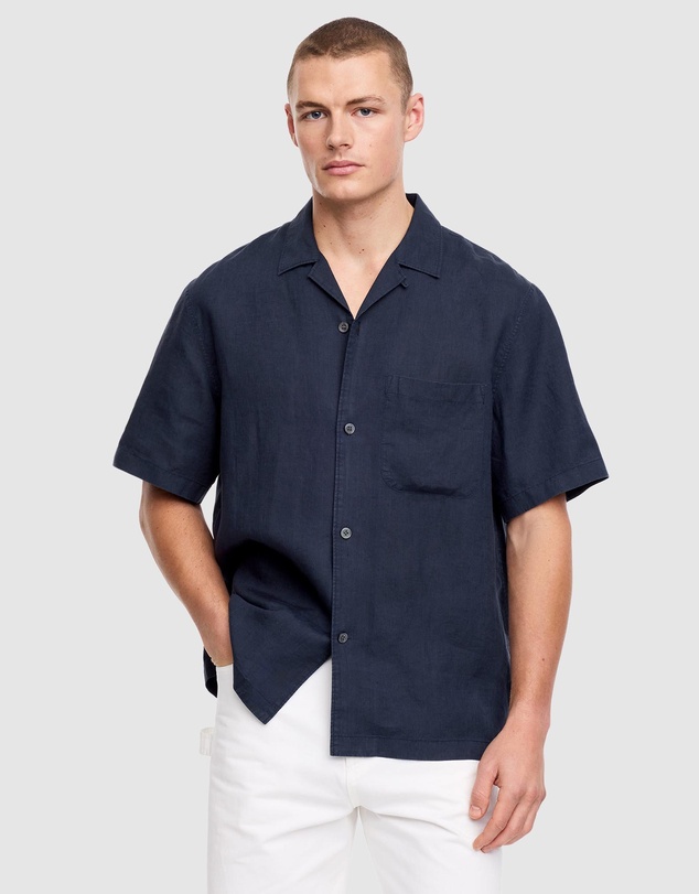 ARKET - Beckhamn Linen Resort SS Shirt