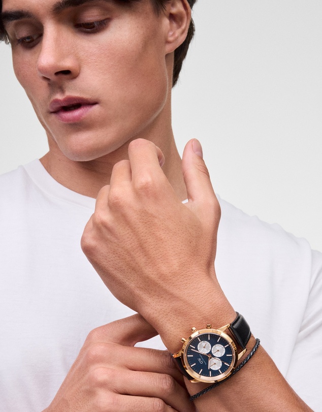 Daniel Wellington - Iconic Chronograph 42mm Sheffield Arctic Panda RG