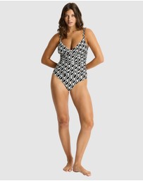 Sea Level Australia - Costa Cross Front Scoop Back One Piece