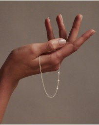 SAINT VALENTINE - Floating Stone Bracelet - Silver