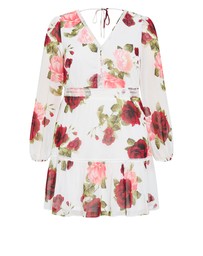City Chic - Kiki Dolce Print Mini Dress