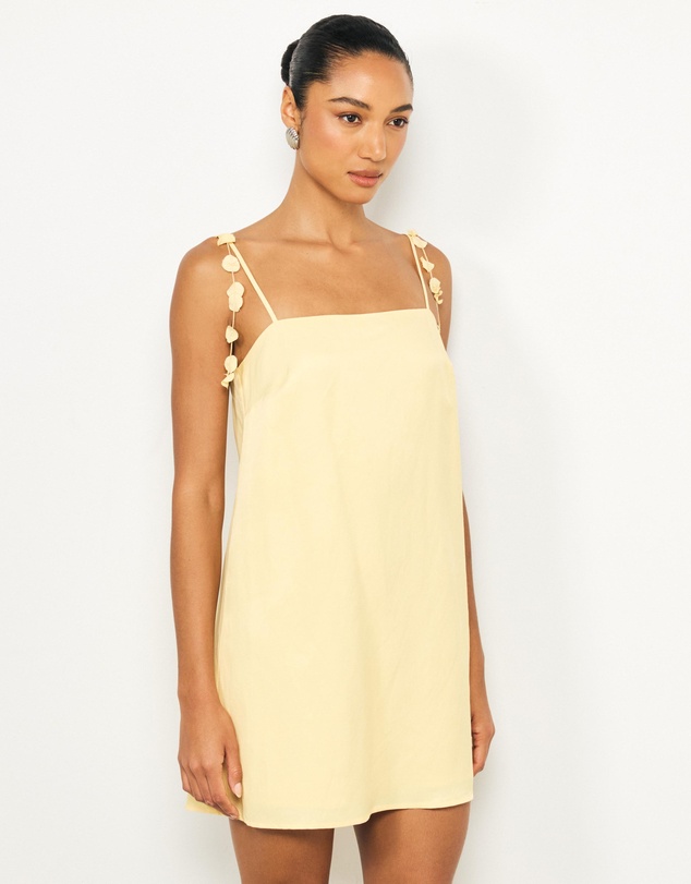AERE - Ilaria Floral Mini Shift Dress