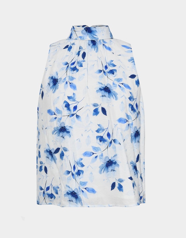 Forcast - Tessie Halter Tie Top