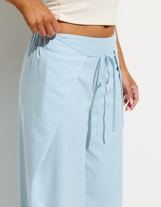 Dazie - Toni Relaxed Linen Blend Barrel Leg Pants