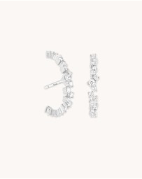 Astrid & Miyu - Crystal Cuff Hoops