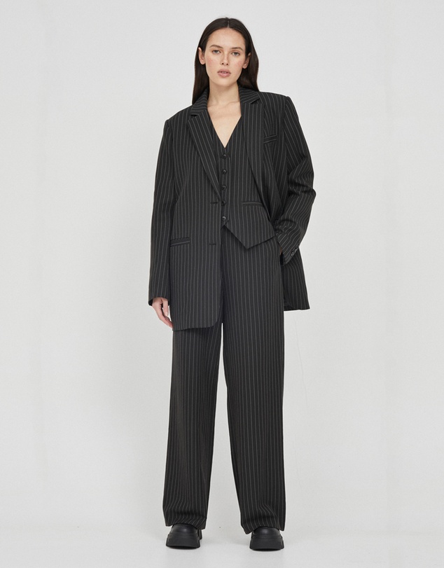 FRIEND of AUDREY - Pinstripe Blazer