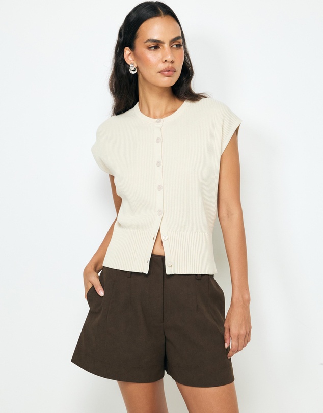 AERE - April Organic Cotton Knit Vest