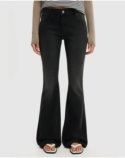 Cotton On - Mid Rise Bootcut Jeans