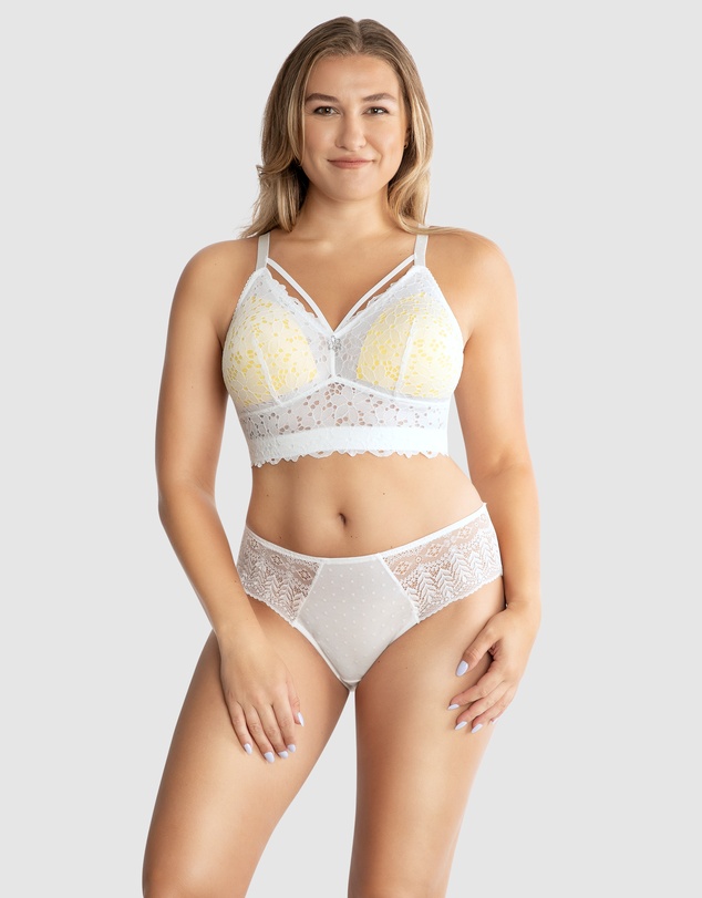 Parfait - Mia Daisy Wirefree Padded Longline Lace Bralette