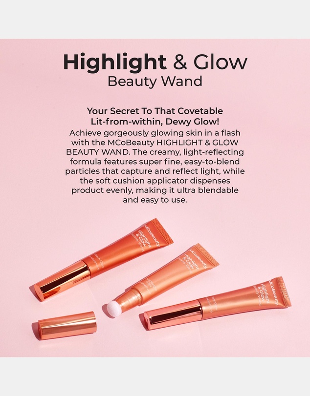MCoBeauty - Highlight & Glow Beauty Wand - Blush Glow