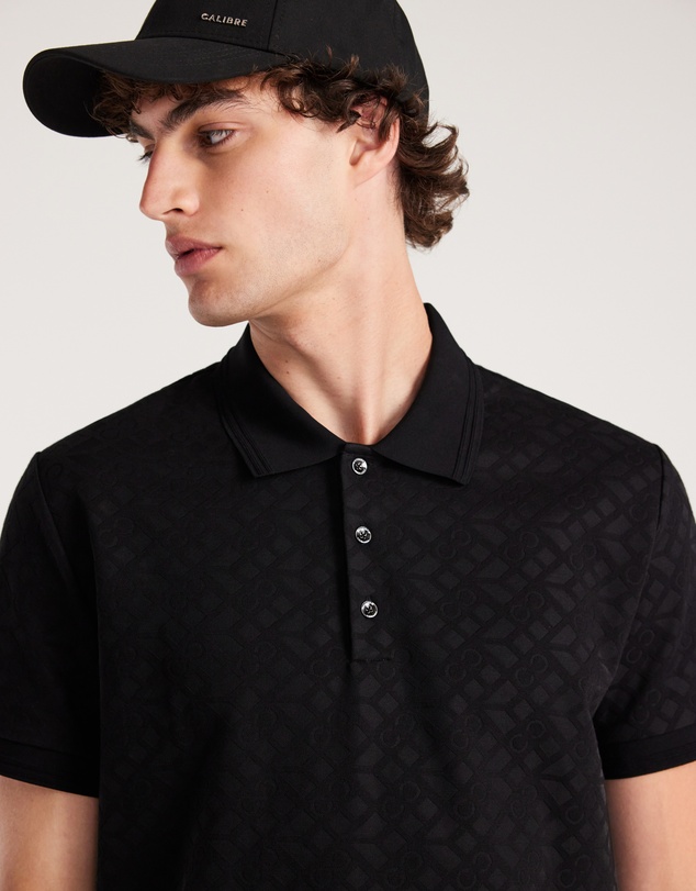 Calibre - Solid Monogram Polo Black