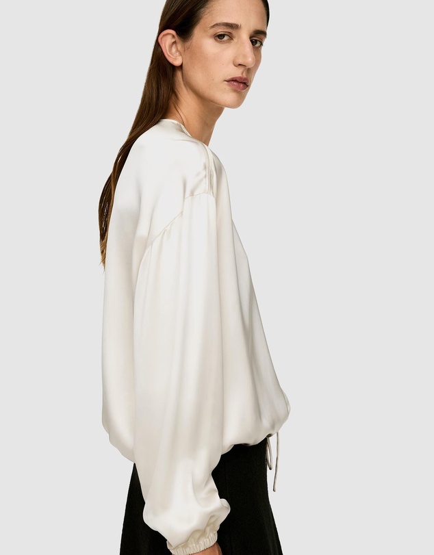 ARKET - Volume-Sleeve Satin Blouse
