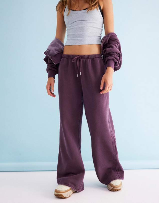 Cotton On Body Active - Active Raw Edge Wide Leg Sweatpants