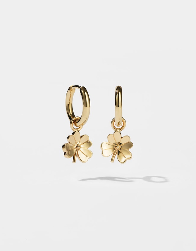 Meadowlark - Lucky Clover Charm Earrings