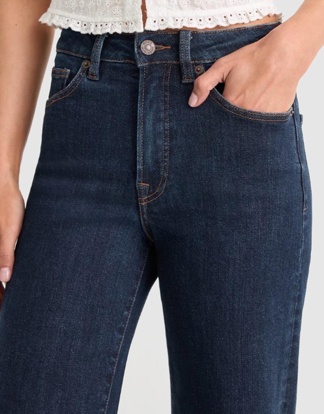 Good American - Good Waist Palazzo Ankle Jeans