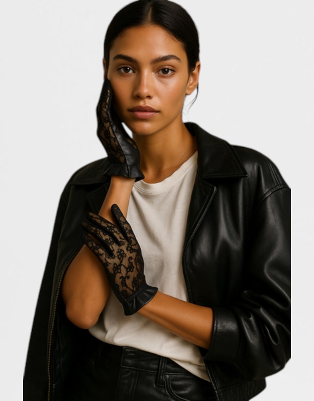 High Heel Jungle - Gigi Leather Lace Glove