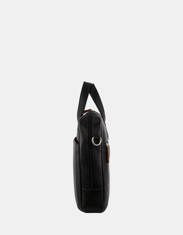 Pierre Cardin - Pierre Cardin Leather Multi-Compartment Business Bag