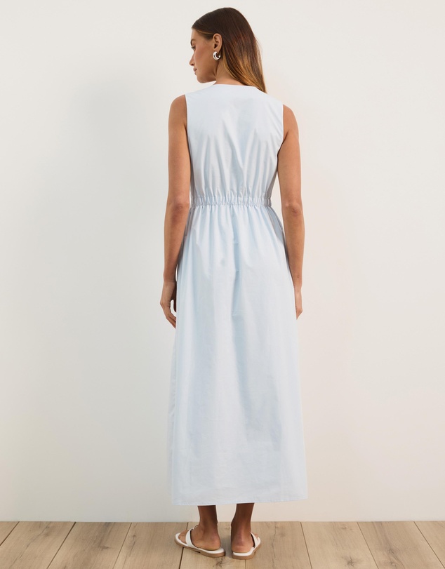 Atmos&Here - Ida Cotton Poplin Midi Dress