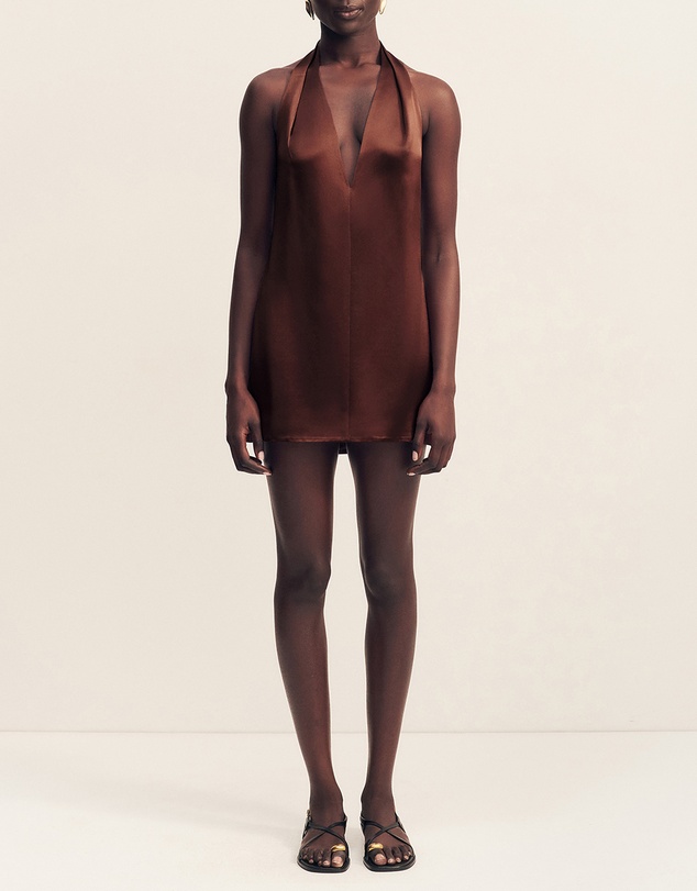 Shona Joy - Savanna Halter Neck Mini Dress