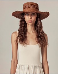 Helen Kaminski - Ivy Raffia Boater Hat