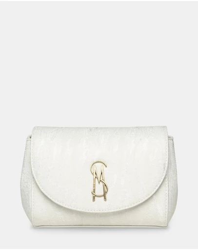 Steve Madden - BNylah White/Gold Crossbody Bag