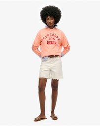 Superdry - Embellished Varsity Loose Crew