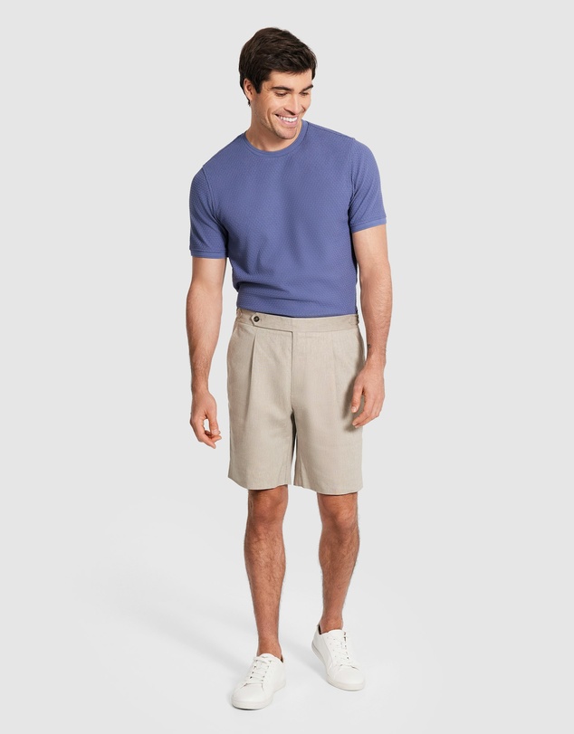 Tarocash - Marvel Pleat Linen Short
