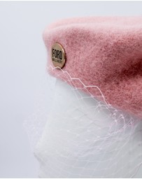 FORD MILLINERY - NIKKI Beret with veil