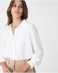 Forcast - Kevin Relax Fit Crepe Shirt