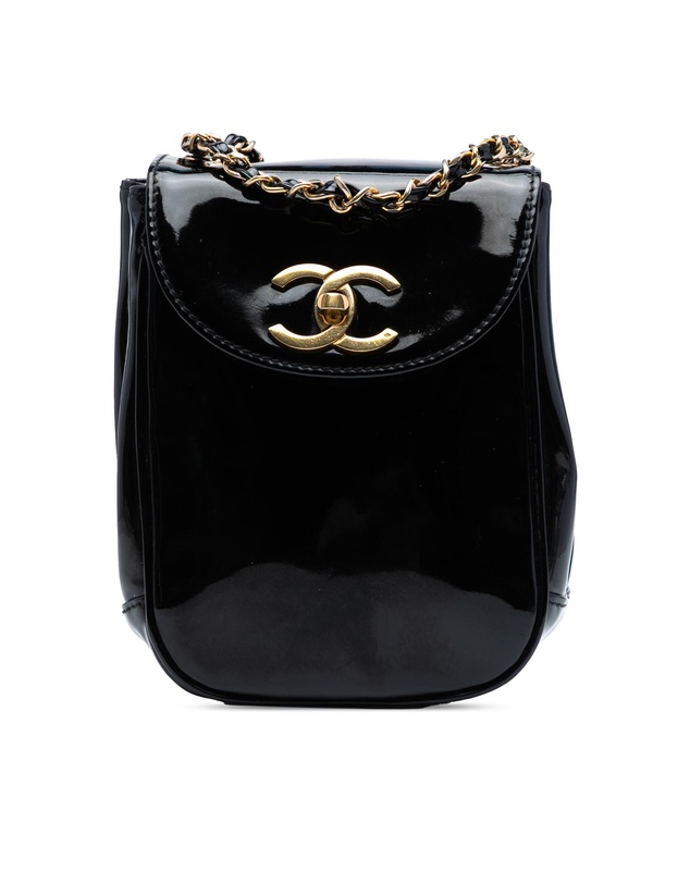 Pre-Loved by Azura Reborn - Pre-Loved CC Patent Flap Crossbody