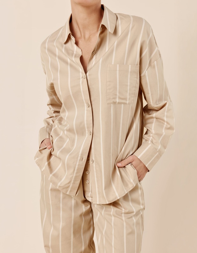 Gingerlilly - Chloe Cotton Striped PJ Set
