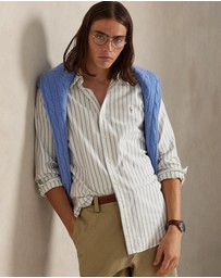 Polo Ralph Lauren - ICONIC EXCLUSIVE - Custom Fit Striped Oxford Shirt