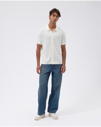 AERE - Linen Blend Knit Shirt