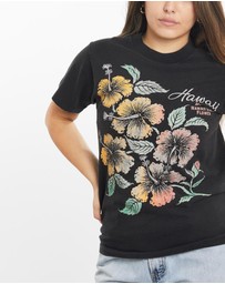 Vintage by The Real Deal - Pre Loved - Vintage 90s Hawaii Hibiscus Tee