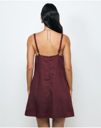 AERE - Haisley Linen Mini Dress