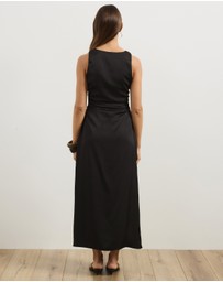 Atmos&Here - Lowen Satin Midi Dress