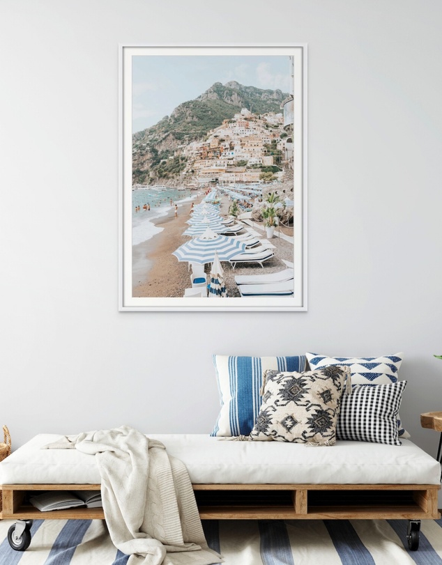 Amichi Co - The Cliffside Village Fine Art Print