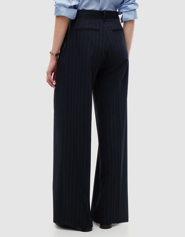 Tommy Hilfiger - Pleated Twill Wide Leg Trousers