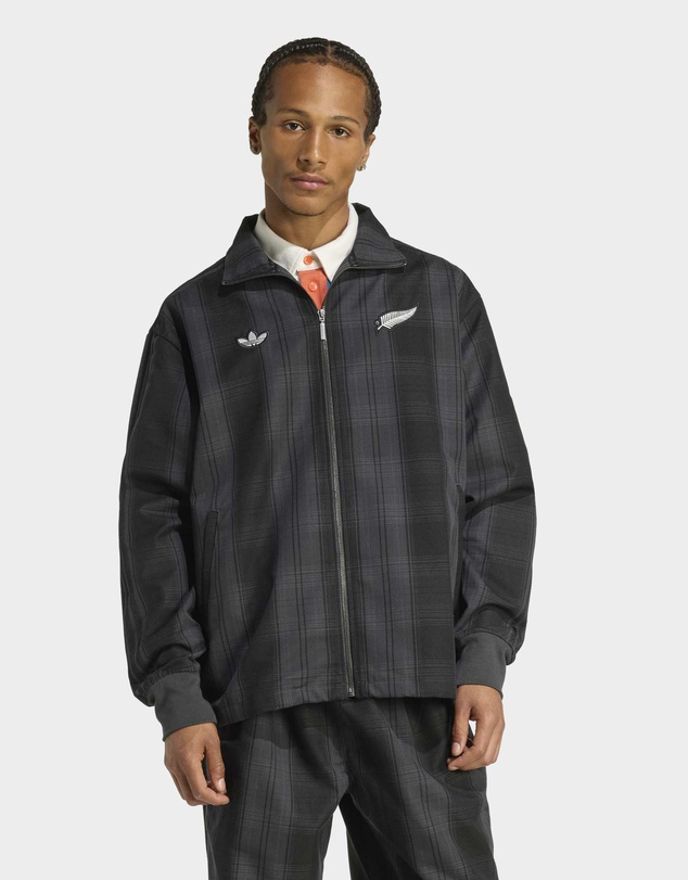 adidas Originals - ADIDAS ORIGINALS & ALL BLACKS PLAID WOVEN FIREBIRD TRACK JACKET Mens