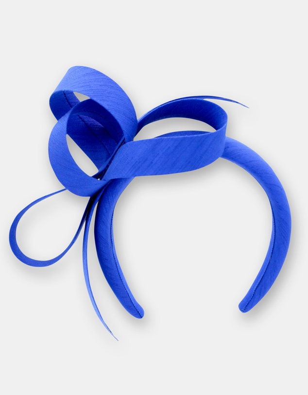 Morgan & Taylor - Mel Fascinator in Cobalt Blue