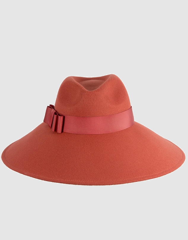 Max Alexander - Wide Brim Orange Winter Hat