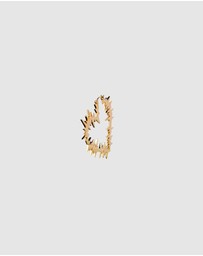 Karen Walker - Electric Heart Hoop Earrings