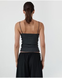 St. Agni - Organic Cotton Square Neck Camisole