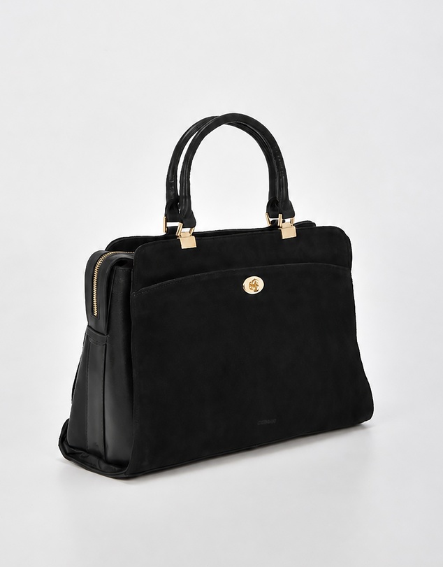 Cobb & Co - Kew Leather Suede Business Bag Tote