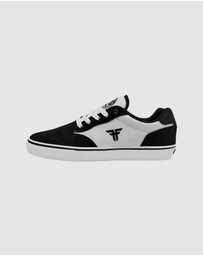 Fallen Footwear - Fallen Footwear Impact Foam The Goat Suede Men Shoes White/Black