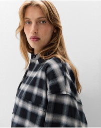 UNISON - Check Oversized Shirt