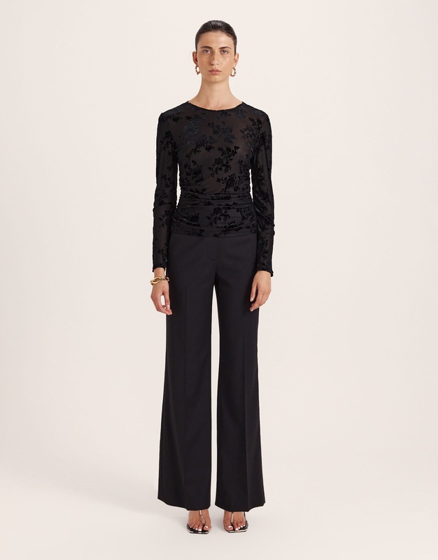 SABA - Bowie Burnout Long Sleeve Top